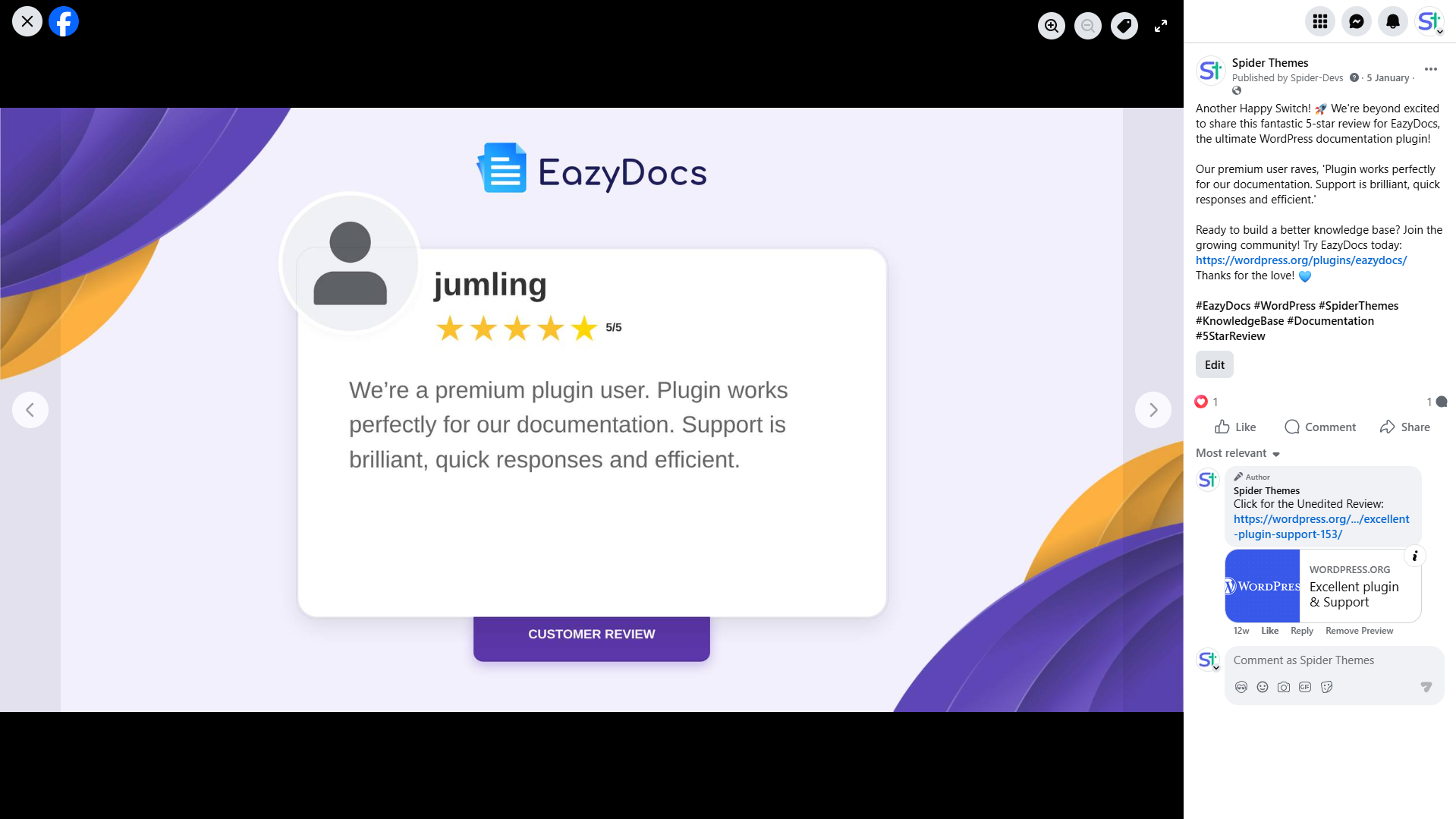 Automated Review Collection & AI-Powered Testimonial Social Posting System screenshot 3