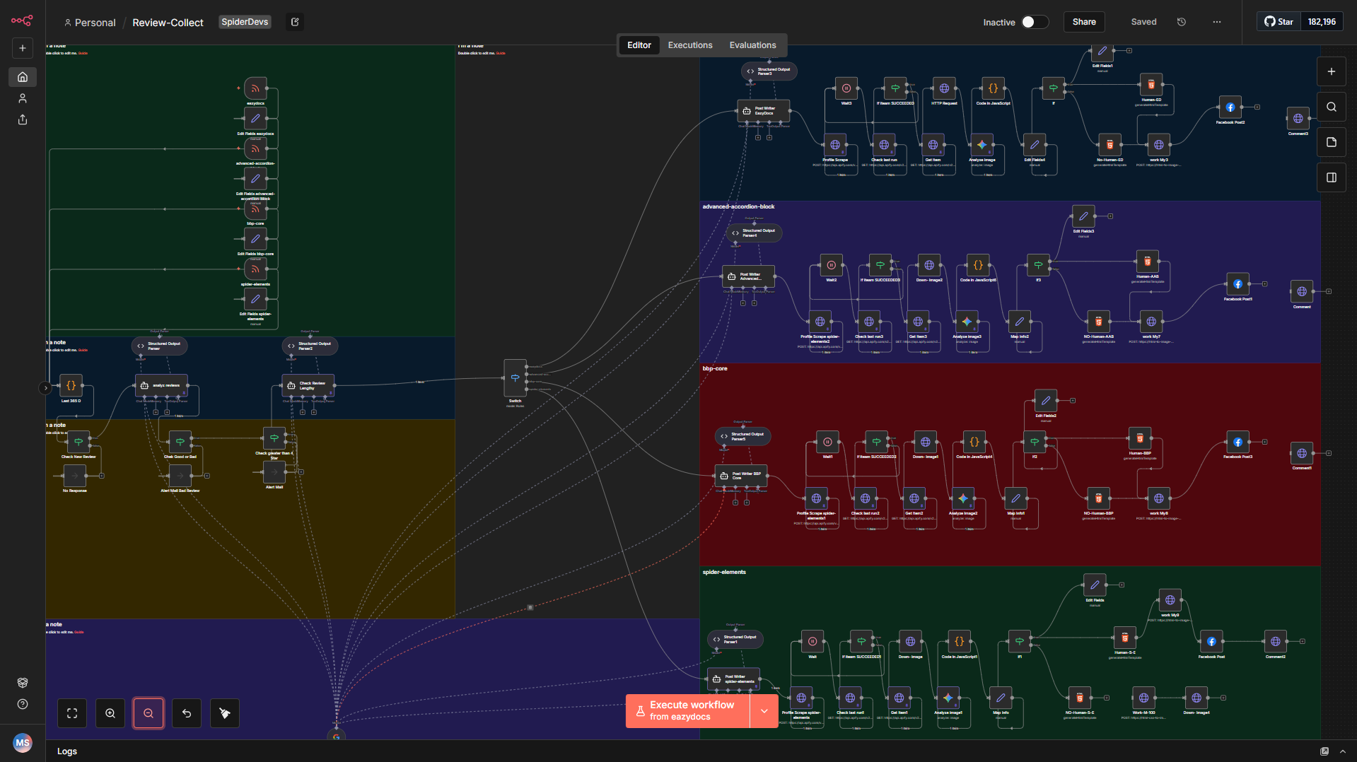 Automated Review Collection & AI-Powered Testimonial Social Posting System